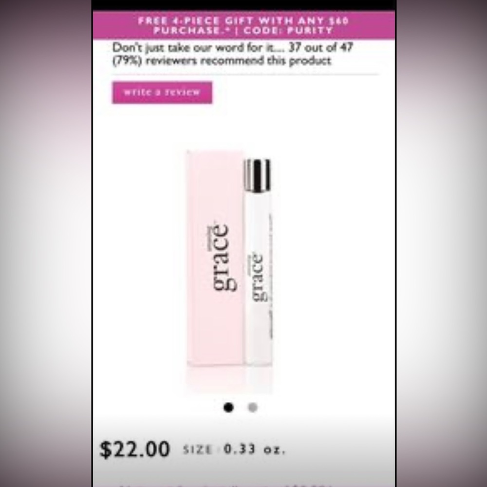 Philosophy. Amazing grace perfume roller.